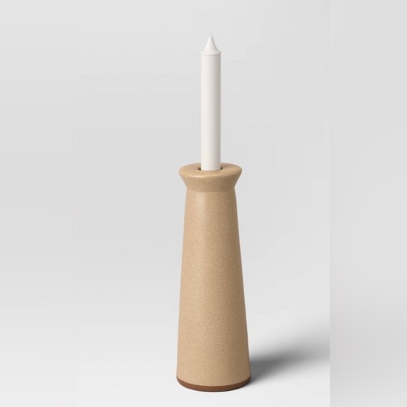 Nwt set of 3 candleholders threshold one 6” & two 8” taper candles - Picture 8 of 13